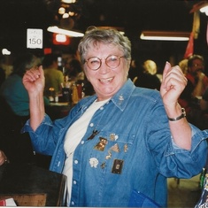 My favorite. Lutes Casino, Yuma Symposium Pin Swap, 1988. So Joan!