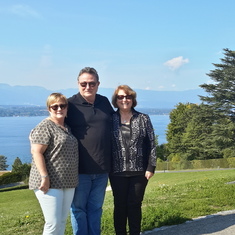 Visiting with Bob and Lynda in Geneva