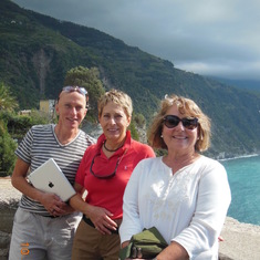 Sharing Cinque Terre with Denyse and Deni
