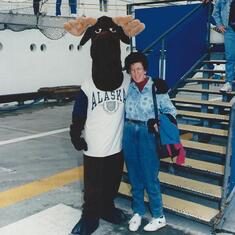 Mom Alaska Cruise 1995