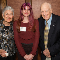At last year’s Rose of Lima Scholarship Dinner at The College of Saint Rose, Joan and Bob met their student Rosemary Straney ’14.  Rosemary said it was a wonderful experience; she was nervous about meeting them, but afterwards she said she felt warmly rec