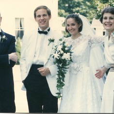 George and Betsy's wedding - 1988