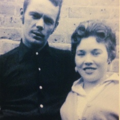 Mum and dad in their courting days