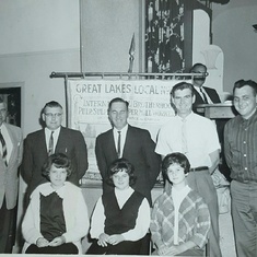1968 Joan receiving a scholarship from Great Lakes Paper to help pay to attend Lakehead University Nursing Program