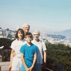 San Francisco 1990. Neil, Joan, Bruno, Lena