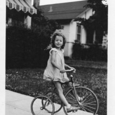 Her first bike.