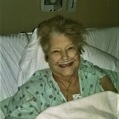Always with the smile, even in the hospital, even after three procedures, looking forward to go home