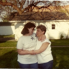 Jenny and Mom in Kenosha, Wisconsin