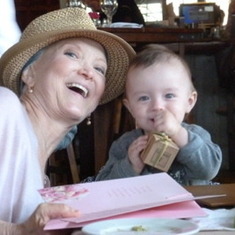 Grandma & Grandson Lennox on Mother's Day 2012