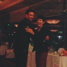 Dancing with Mike at wedding