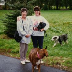 Joanie, Nan and Washougal dogs.