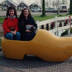 Joanie and Eldeen in Holland.