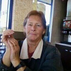 This picture was taken one morning when we went to McDonalds for lunch. Grandma doesn't really like taking pictures but I begged her to please let me take one of her. :) I love you so much grandma.