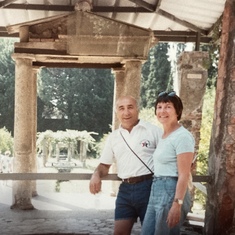 Mom and dad in Italy.