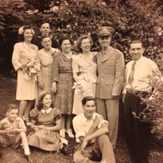 The Scott family. Mom is the girl in the front row. (Photo from Don Scott.)