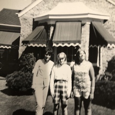 Joanne and myself and a friend named Donna in Minneapolis in 1965.  We all saw Beatles that evening.