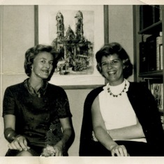Mom and Virginia Verberg 1966