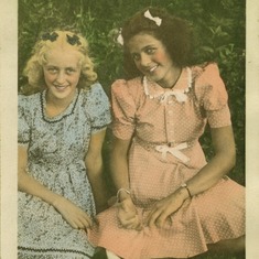 Mom and Nancy Strader ca. 1938
