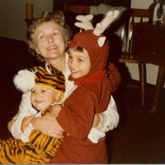 Halloween 1983 with Steve and David