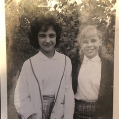 Joanne & her best friend from school days