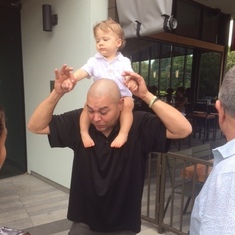 Jochim with his nephew Asa - August 2016