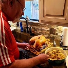 He loved Thanksgiving and even if we had 3 turkeys, we had to have PawPaws roasted turkey!