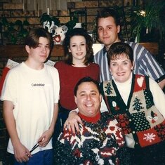 Jeremy, Leigh, Dad, Mom and Joe. 1996