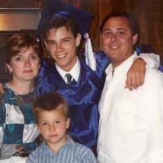 Jeff Crimi's graduation. 1990