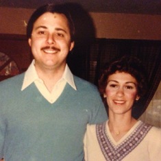 Dad and Aunt Patty - early 80's