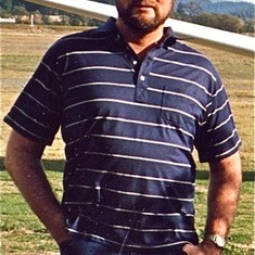 Joe at Glider Park Napa Valley ~ 1985