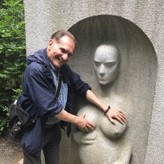 Grounds for Sculpture, May 2018  "Always one to experience art to the fullest"  By: Phil 