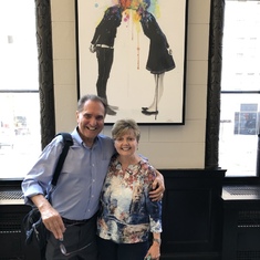 August 10,2019 went to the PAFA with Linda Hare