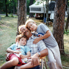 1989 Disney World Campground: Mike,Joe and Tony