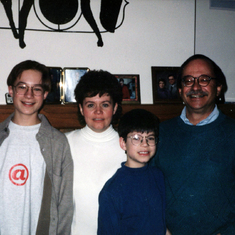 Mid-1990's Delavan: Tony, Nancy, Mike and Joe