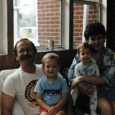 1986 Darien: Joe, Tony, Mike and Nancy