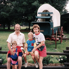 1989 Disney World: Joe, Mike, Tony and Nancy