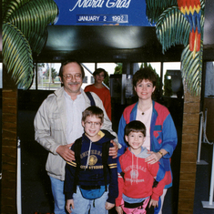 1992 Bahamas: Joe, Tony, Mike and Nancy