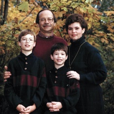Late 1980's Darien: Tony, Joe, Mike and Nancy