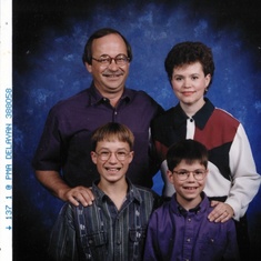 1990 Darien: Joe, Tony, Nancy and Mike