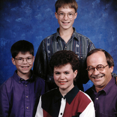 1990 Darien: Mike, Tony, Nancy and Joe