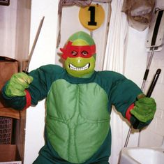 1990's Darien: Joe (As Teenage Mutant Ninja Turtle)