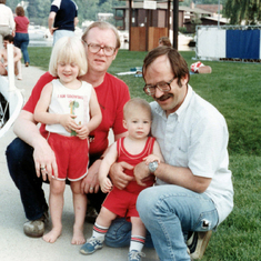 1983 Lake Geneva: Sarah and Whitey Minette, Tony and Joe