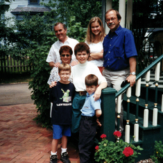 1992 - East Troy, WI: Nykvist Family - Berit, Berdt and Helena, Nancy, Joe, Tony and Mike