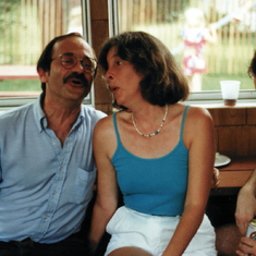 Early 1980's Darien: Joe, Linda and Dan Hilton (head turned)