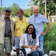 2018 Madison, WI: Joe, Nancy Risnawati Utami and David Richards