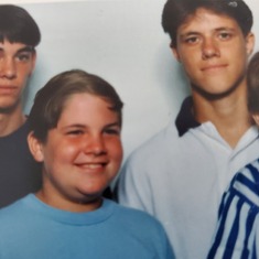 Had to wait almost two hours between clothes racks at K-mart for this great picture! They were all so annoyed...