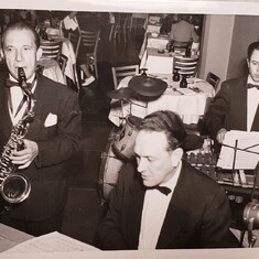 Joe's band playing in Santa Barbara, Ca. 1946