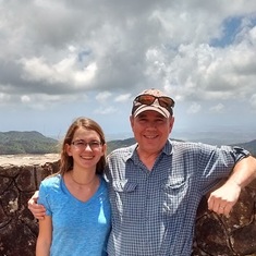 Joe and Alison in Puerto Rico