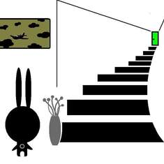 " The Rabbit at the Bottom of the Stairs " is what Joe christened this . He really liked it, and I was always thrilled when he liked something of mine.