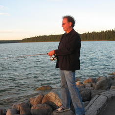 Fishing at clear lake